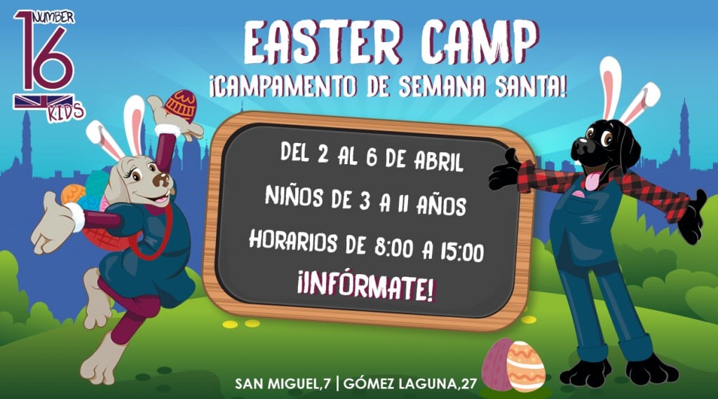 Campamento en Semana Santa en Inglés para niños