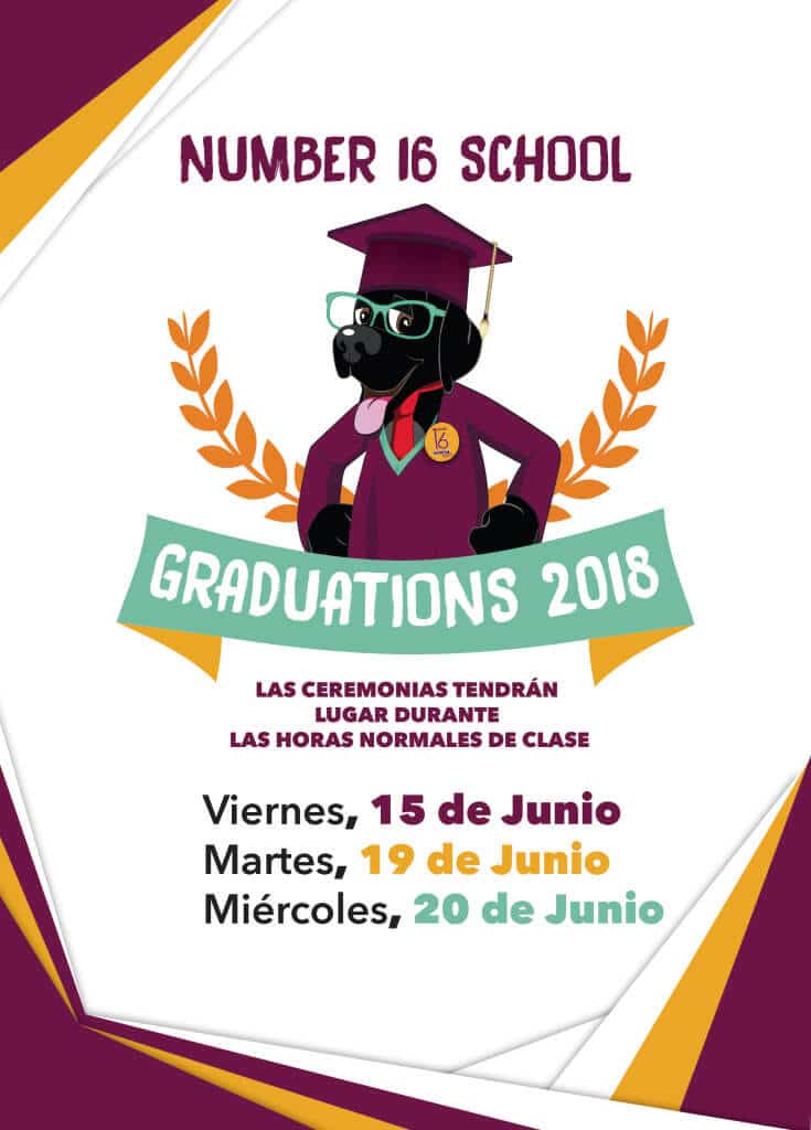 Cartel Graduaciones 2018