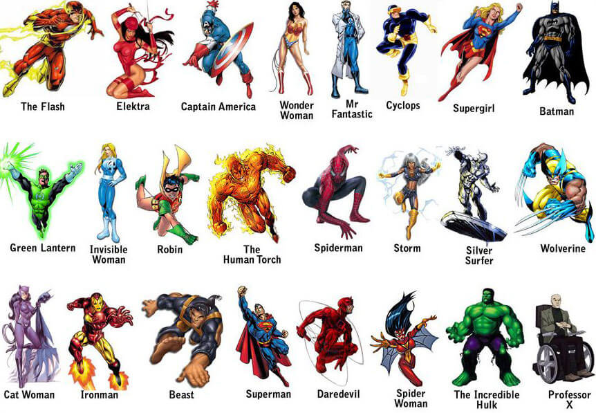 Los mejores superhéroes en inglés, ¿cuál eliges? - N16Kids